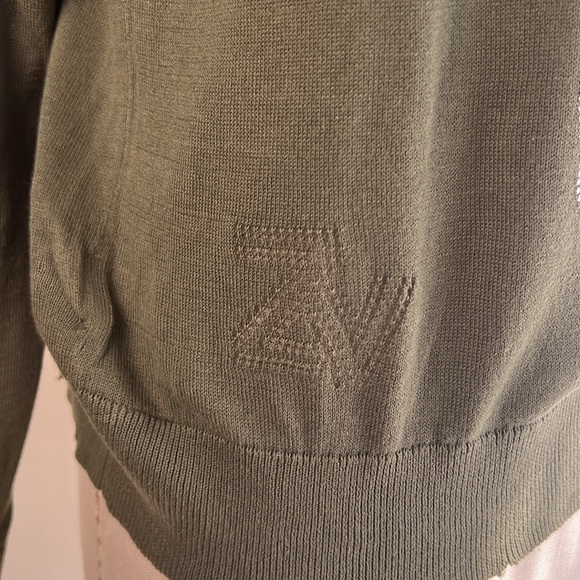 NWT Zadig & Voltaire Miss Camo Skull Strass Sweater   SZ-M - Picture 6 of 15